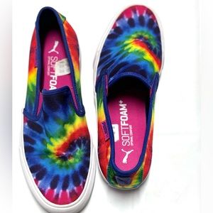 Puma Bari Slip Women’s Shoe Sneakers Tie Dye
